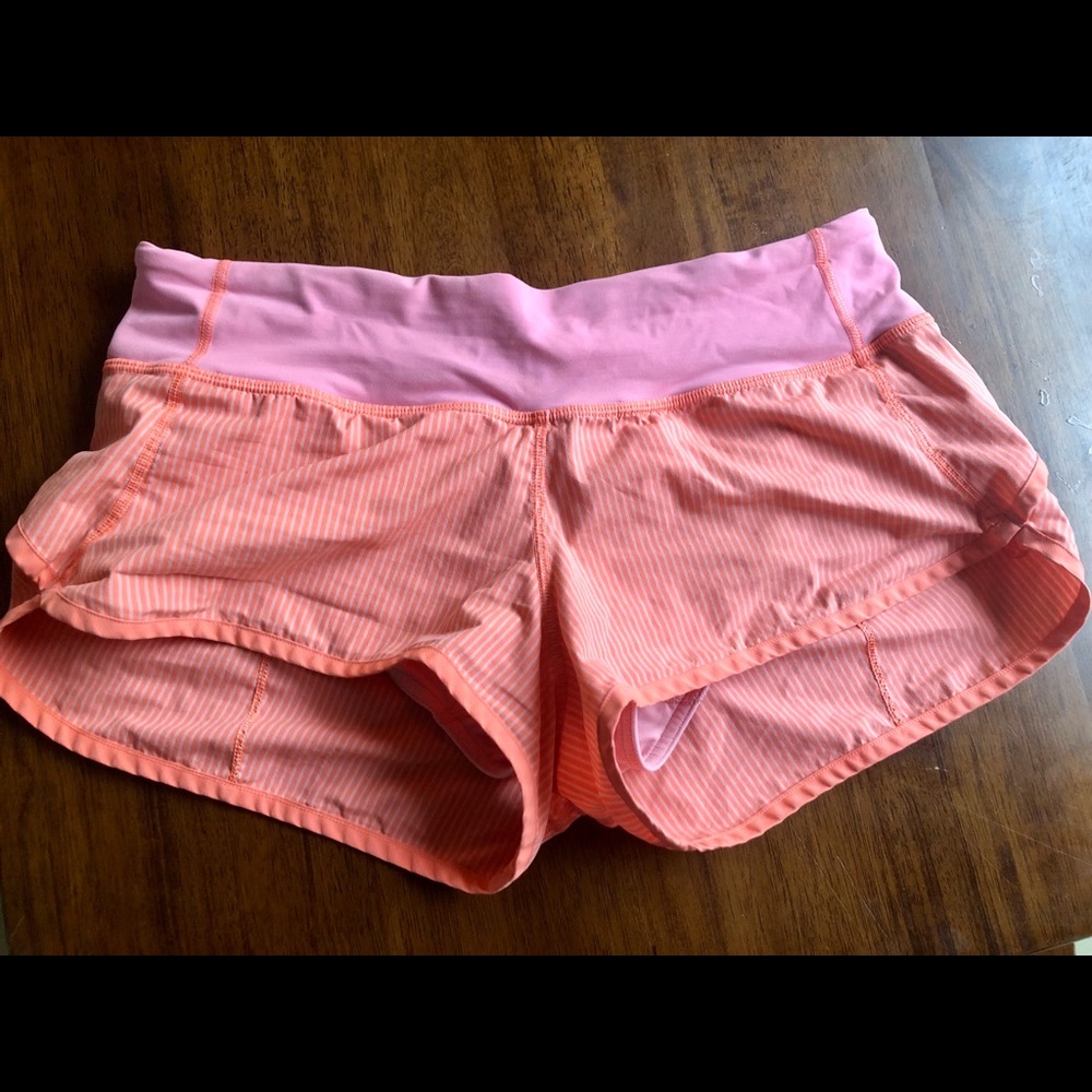 Lululemon shorts- striped